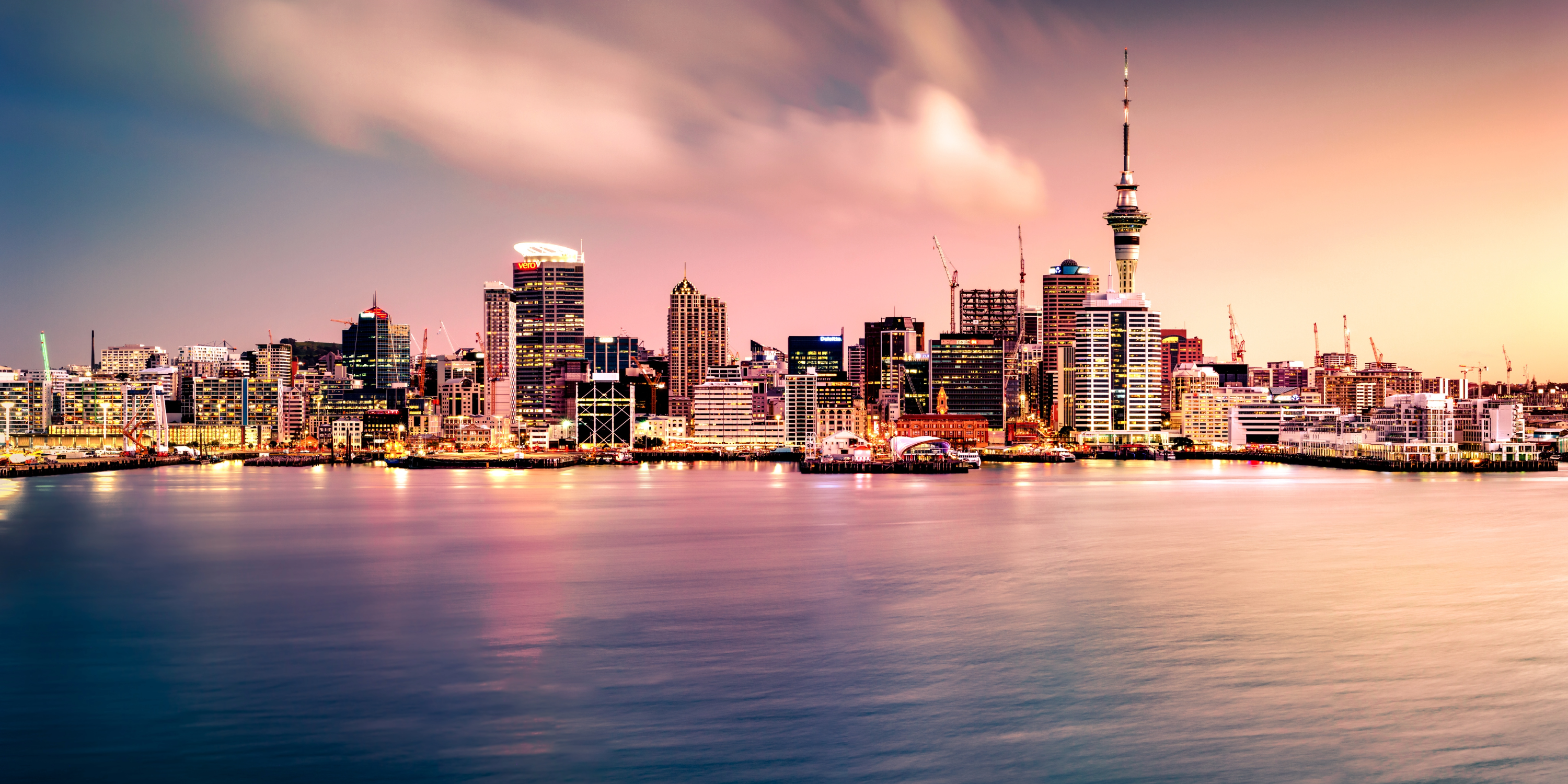 Auckland city skyline